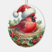 Kardinaal Kerst Ornament (Links)