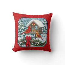Kardinaal Kerst Vogelveer Rood