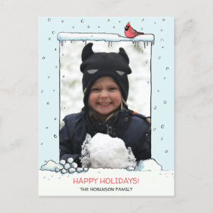 Kardinaal Kerstkaart, Kardinaal foto briefkaart