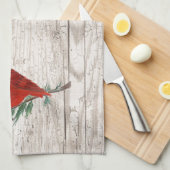 Kardinaal keukenhanddoek (Quarter Fold)