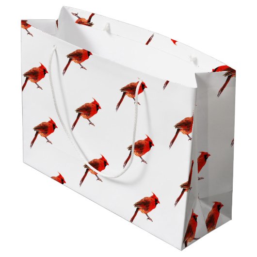 Kardinaal Large Cadeauzakje (Achterkant Gekanteld)