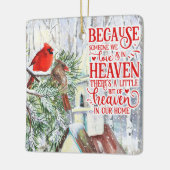 Kardinaal Loved One Memory Ornament (Links)