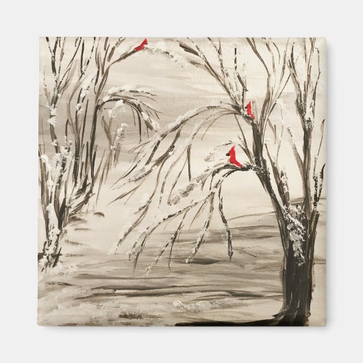 Kardinaal Magnet Magneet (Voorkant)