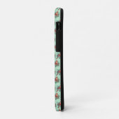 Kardinaal op dennentak met winterbessen Case-Mate iPhone case (Achterkant/links)