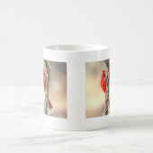 Kardinaal op een Cholla Koffiemok (Center)