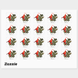 Kardinaal op Hulst Enveloppen Afdichtingen/Etikett Vierkante Sticker