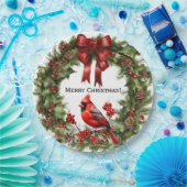 kardinaal-papier-Bord Papieren Bordje (Feest)