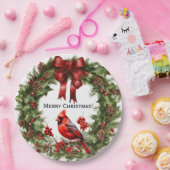 kardinaal-papier-Bord Papieren Bordje (Feest)