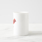 Kardinaal Porselein Kop (Voorkant)