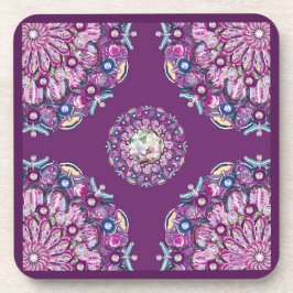 Kardinaal Red Rosace Bier Onderzetter