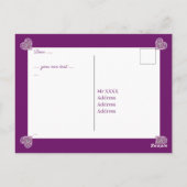 Kardinaal Red Rosace Briefkaart (Achterkant)