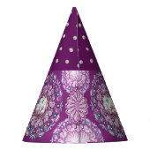 Kardinaal Red Rosace Feesthoedjes (Achterkant)