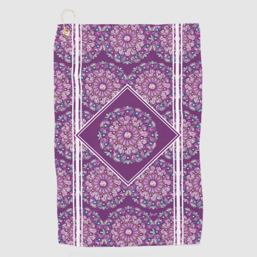 Kardinaal Red Rosace Golfhanddoek (Voorkant)