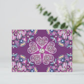 Kardinaal Red Rosace Informatiekaartje (Staand voorkant)