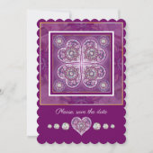 Kardinaal Red Rosace Kaart (Voorkant)