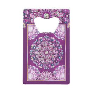 Kardinaal Red Rosace Kredietkaart Flessenopener