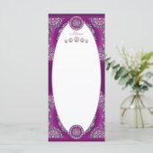 Kardinaal Red Rosace Menu (Staand voorkant)