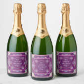 Kardinaal Red Rosace Sparkling Wijnetiket (Flessen)