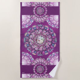 Kardinaal Red Rosace Strandlaken