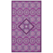 Kardinaal Red Rosace Tafelkleed (Voorkant)