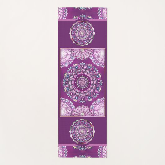 Kardinaal Red Rosace Yogamat (Voorkant)