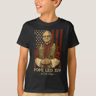 Kardinaal Robert Francis Prevost Paus Leo XIV Amer T-shirt