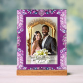 Kardinaal rode Rosace Acryl Bord (Neutraal)