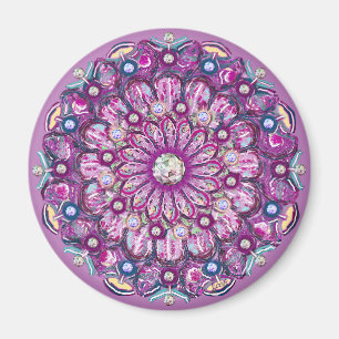 Kardinaal rode Rosace Magneet