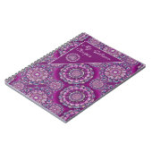 Kardinaal rode Rosace Notitieboek (Linkerzijde)