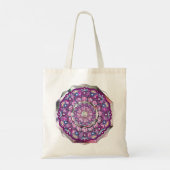 Kardinaal rode Rosace Tote Bag (Achterkant)