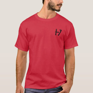 Kardinaal Rode T-shirt Veteraan Militair met VS-vl
