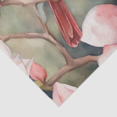 "Kardinaal Serenade: een bloemendecoupage van de W Tissuepapier (Detail)