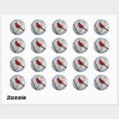 kardinaal-sticker ronde sticker (Vel)