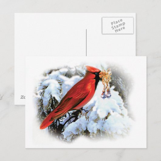 kardinaal-vakantie-Briefkaart Feestdagenkaart (Voorkant / Achterkant)