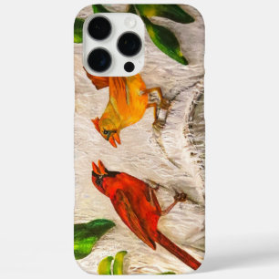 Kardinale vogels - Zingen van liefde iPhone 16 Pro Max Hoesje