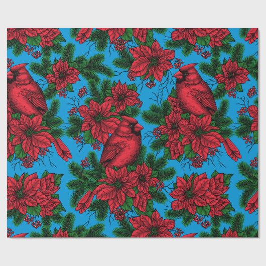 Kardinalen Cadeaupapier (Vlak)