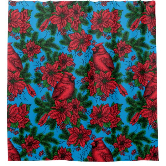 Kardinalen Douchegordijn (Voorkant)