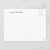 Kardinalen en feeder van kerstvogels feestdagenkaart (Achterkant)