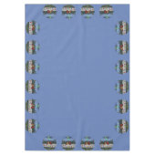 Kardinalen en Kerstverlichting Winter Sneeuw Tafelkleed (Voorkant)