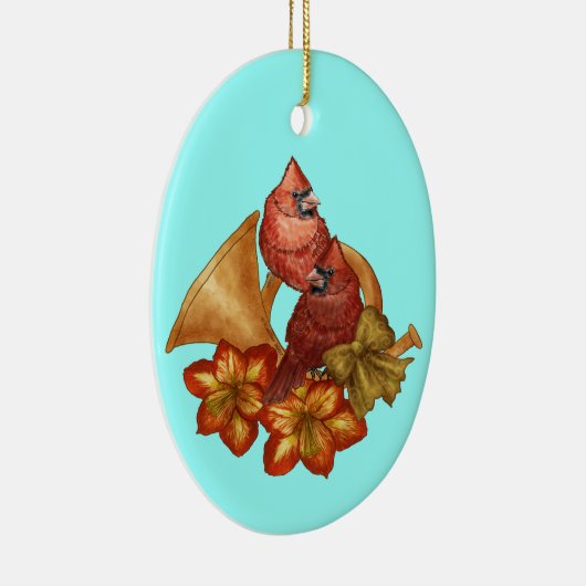 Kardinalen Horn aangepaste ornamenten (Rechts)