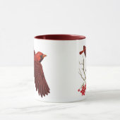 "Kardinalen in de Mok van wilde vogelkoffie" (Midden)