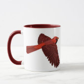 "Kardinalen in de Mok van wilde vogelkoffie" (Links)