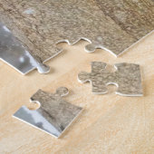 Kardinalen in de sneeuw legpuzzel (Zijkant)