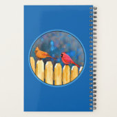 Kardinalen op het schilderen van de hek - Oorspron Planner (Achterkant)