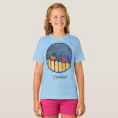 Kardinalen op het schilderen van de hek - Originel T-shirt (Voorkant volledig)