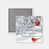 Kardinalen uit de hemel magneet (Voorkant / Achterkant)