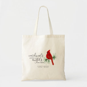 Kardinalen verschijnen wanneer Angels naast naam z Tote Bag