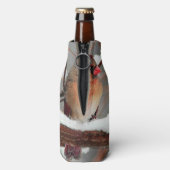 kardinalen voor mannetjes en vrouwen flesjeskoeler (Fles Achterkant)