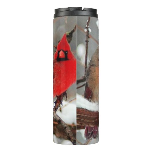 kardinalen voor mannetjes en vrouwen thermosbeker (Achterkant)
