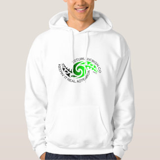 Karearea Hoodie of T-shirt - Green on White